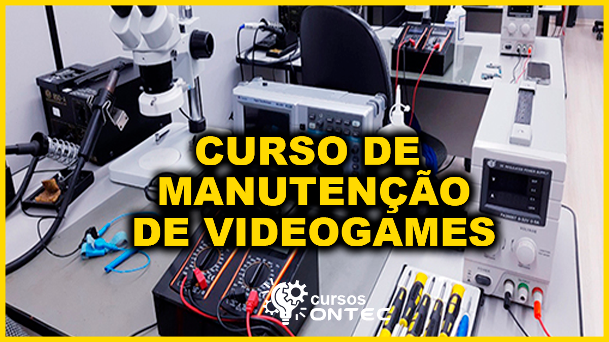 Curso Rápido grátis de Curso de manutenção de vídeo games